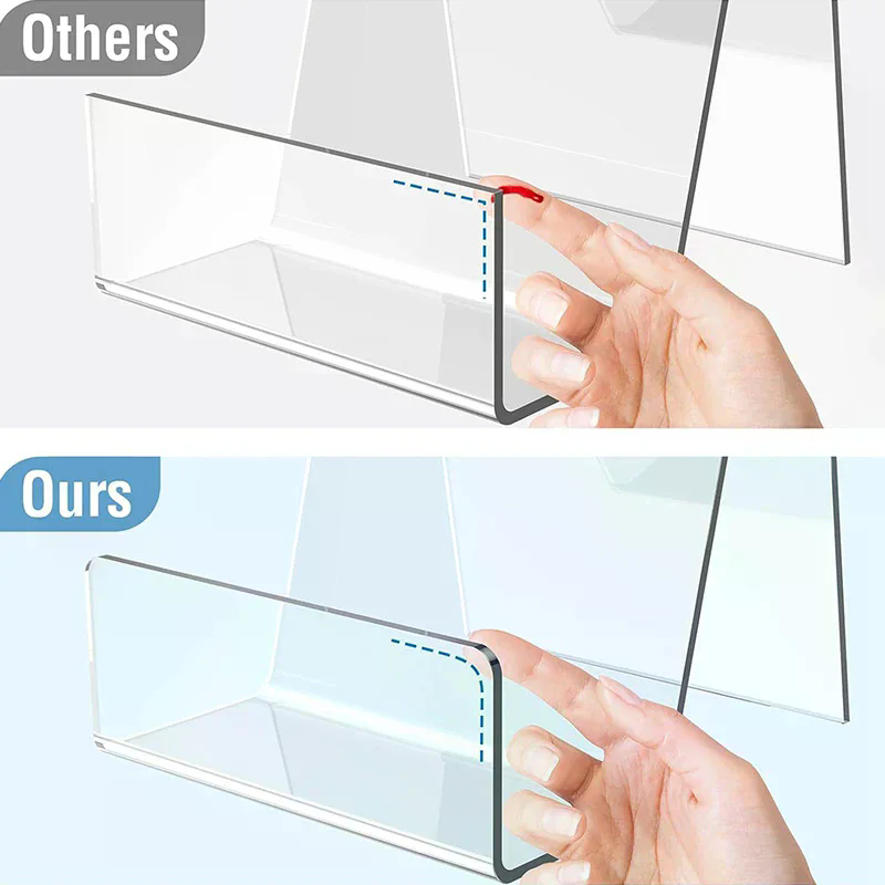 Clear Acrylic Book Stand Holder - Soporte acrílico para exhibición de cómics,