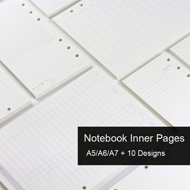 A5 Spiral Dotted Grid Notebook - A5 A6A7 45 hojas de cuaderno