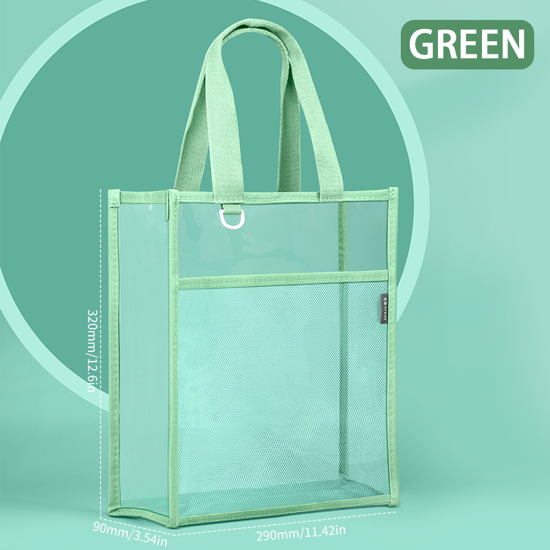 Stationery Books - HUAJIE Bolsa de archivo transparente, bolsa