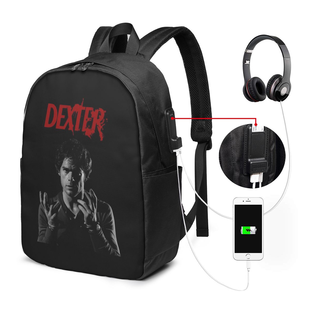 Movies - Mochila de la película Dexter Morgan,