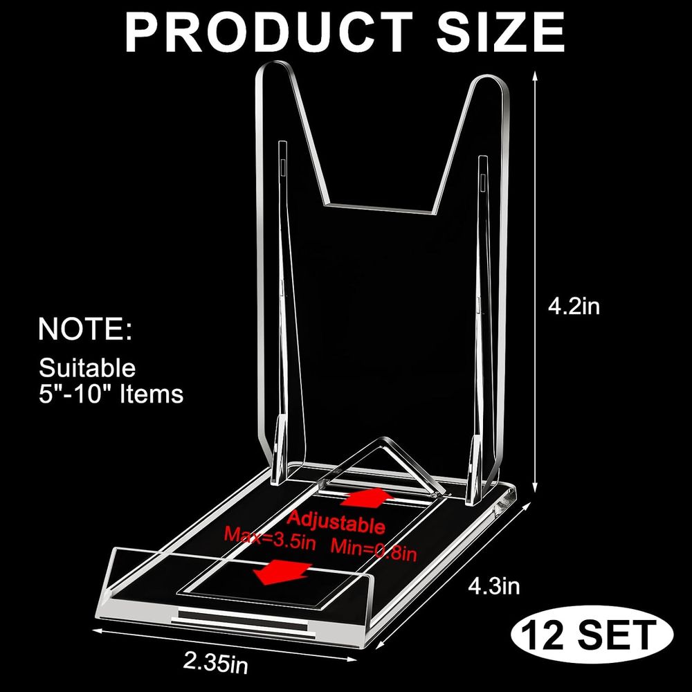 Soporte Ajustable de Acrílico  - Clear Acrylic Book Stand Holder reseña y precio