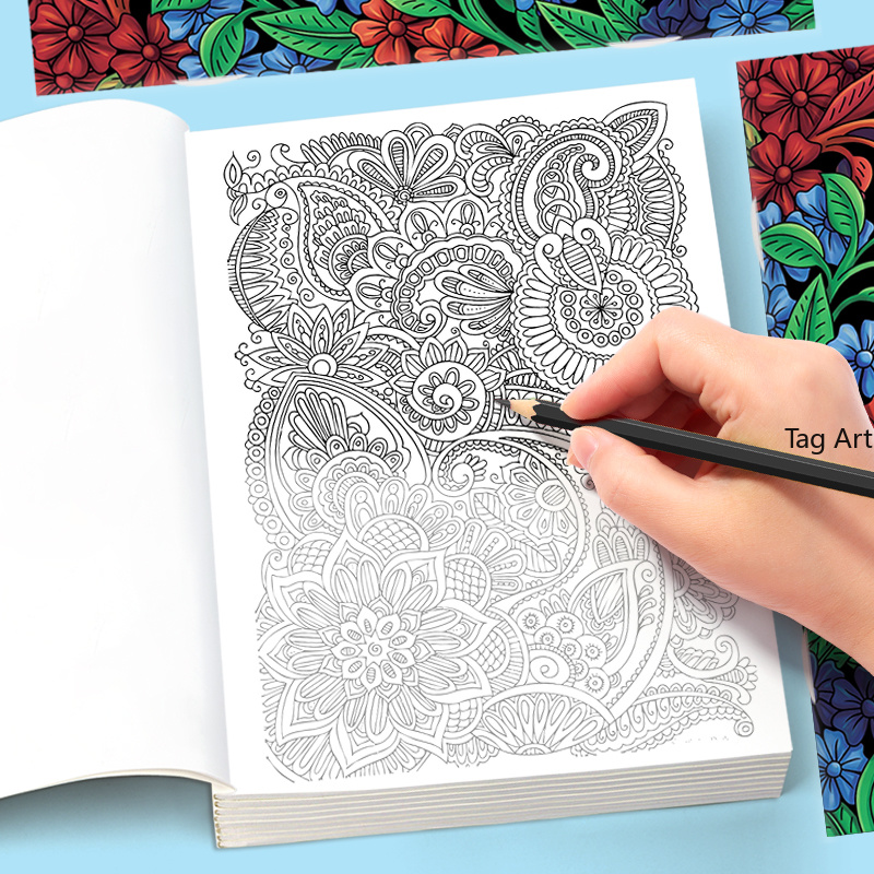 Libro de Colorear con Temática - Adult Coloring Book Stress Relief reseña y precio