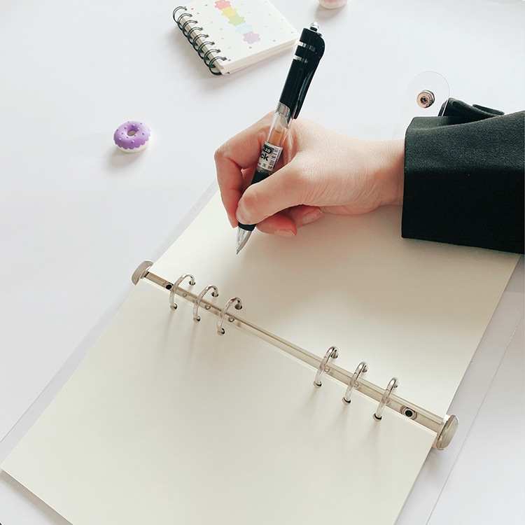 Cuaderno de hojas sueltas A5 A - A5 Spiral Dotted Grid Notebook reseña y precio