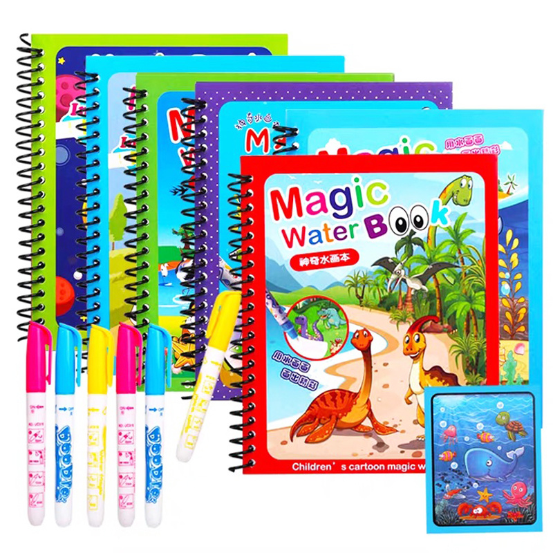 Libro de colorear reutilizable - Reusable Water Magic Coloring Book reseña y precio