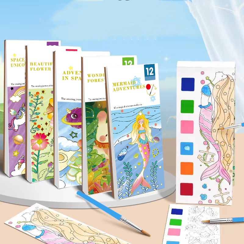 Bview Art Magic Libro para col - Reusable Water Magic Coloring Book reseña y precio