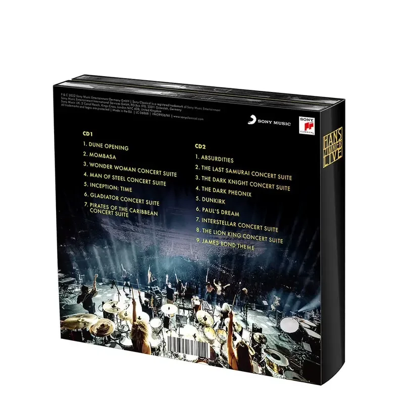 Hans Zimmer LIVE: Banda Sonora - Movies reseña y precio