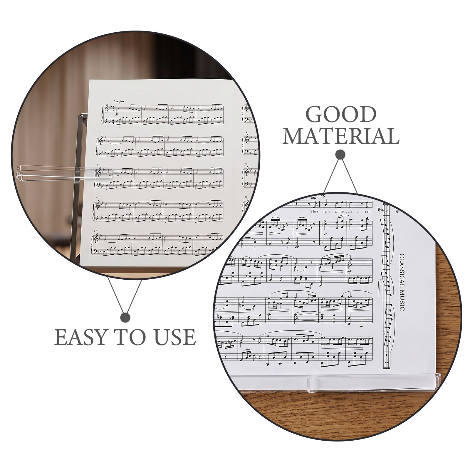 6 pares de clips sujetapáginas - Clear Acrylic Book Stand Holder reseña y precio