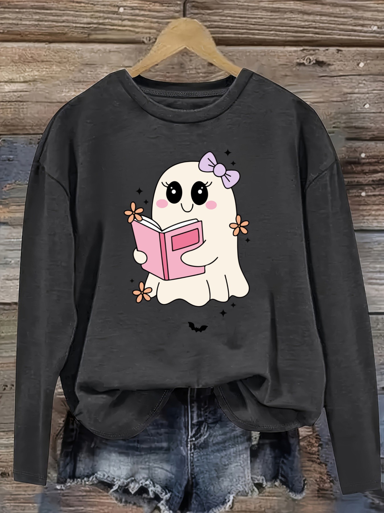 Camiseta Casual de Manga Larga - Books reseña y precio