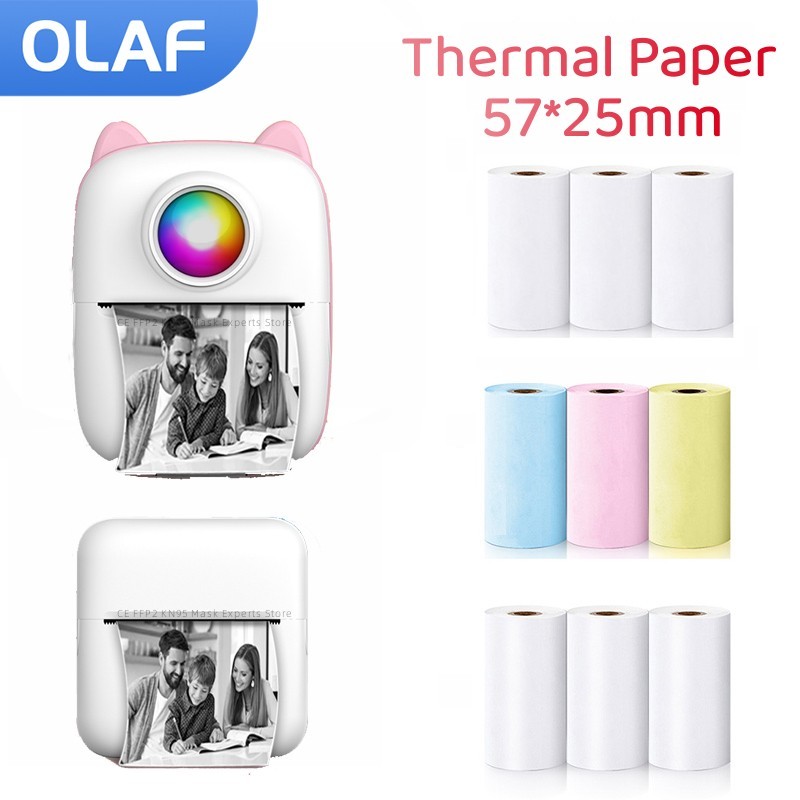 Rollos de papel térmico de 57M - Mini Pocket Thermal Printer Paper Roll reseña y precio