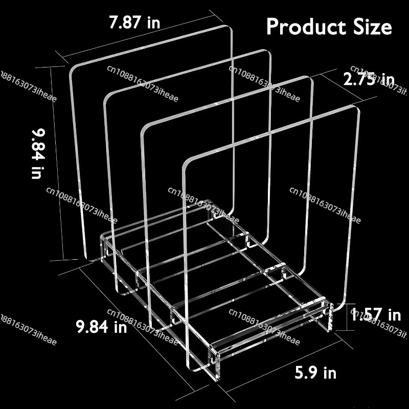 Portarrollos de acrílico trans - Clear Acrylic Book Stand Holder reseña y precio