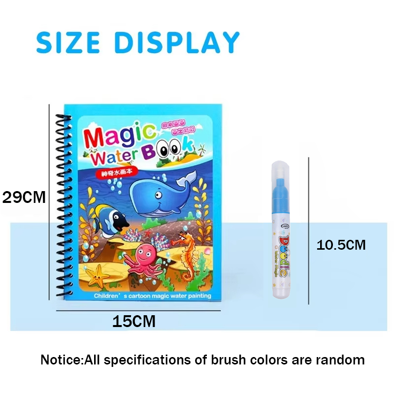 Libros mágicos reutilizables p - Reusable Water Magic Coloring Book reseña y precio