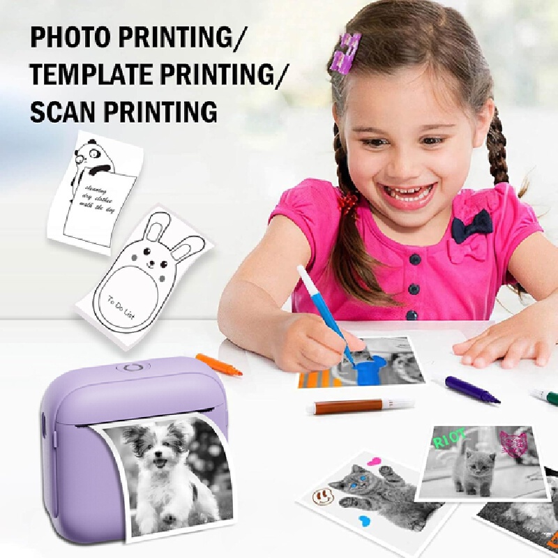 Mini Impresora Térmica Bluetoo - Mini Pocket Thermal Printer Paper Roll reseña y precio