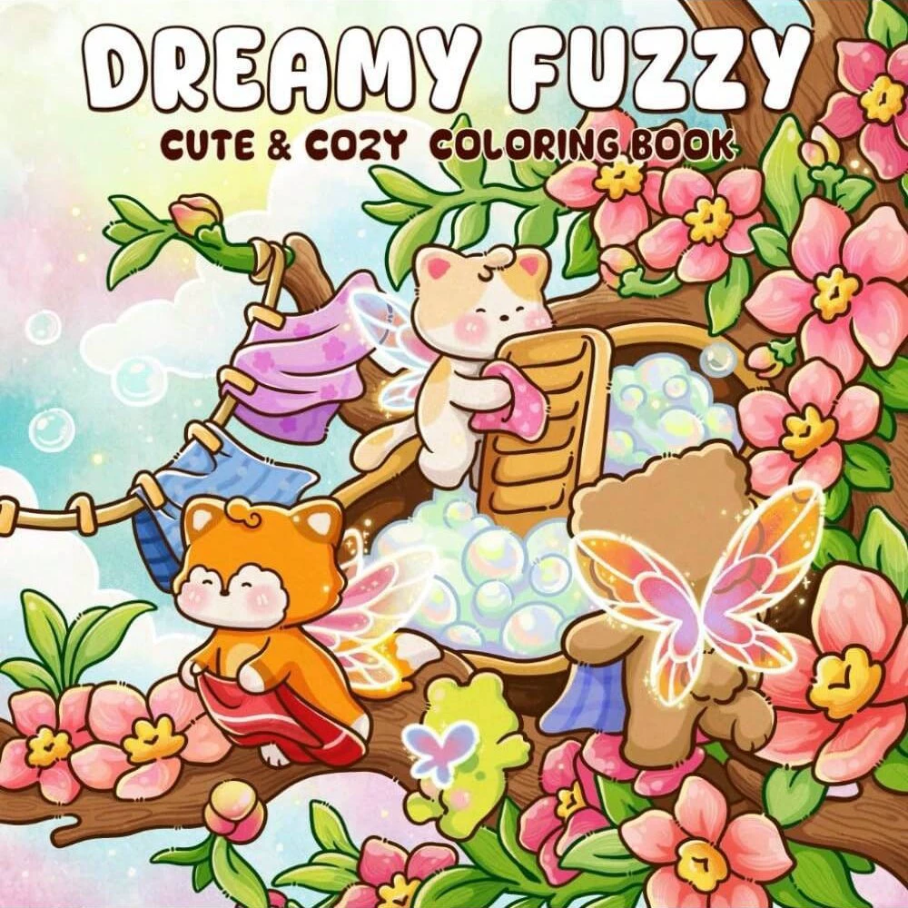 Libro para colorear Dreamy Fuz - Adult Coloring Book Stress Relief reseña y precio