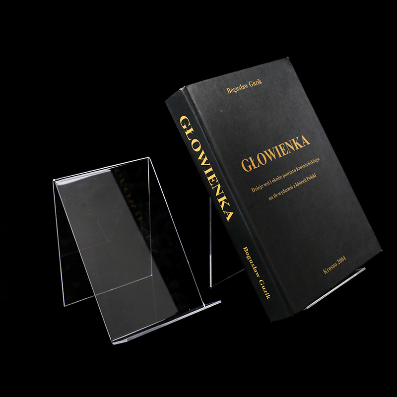 Soporte acrílico para exhibici - Clear Acrylic Book Stand Holder reseña y precio