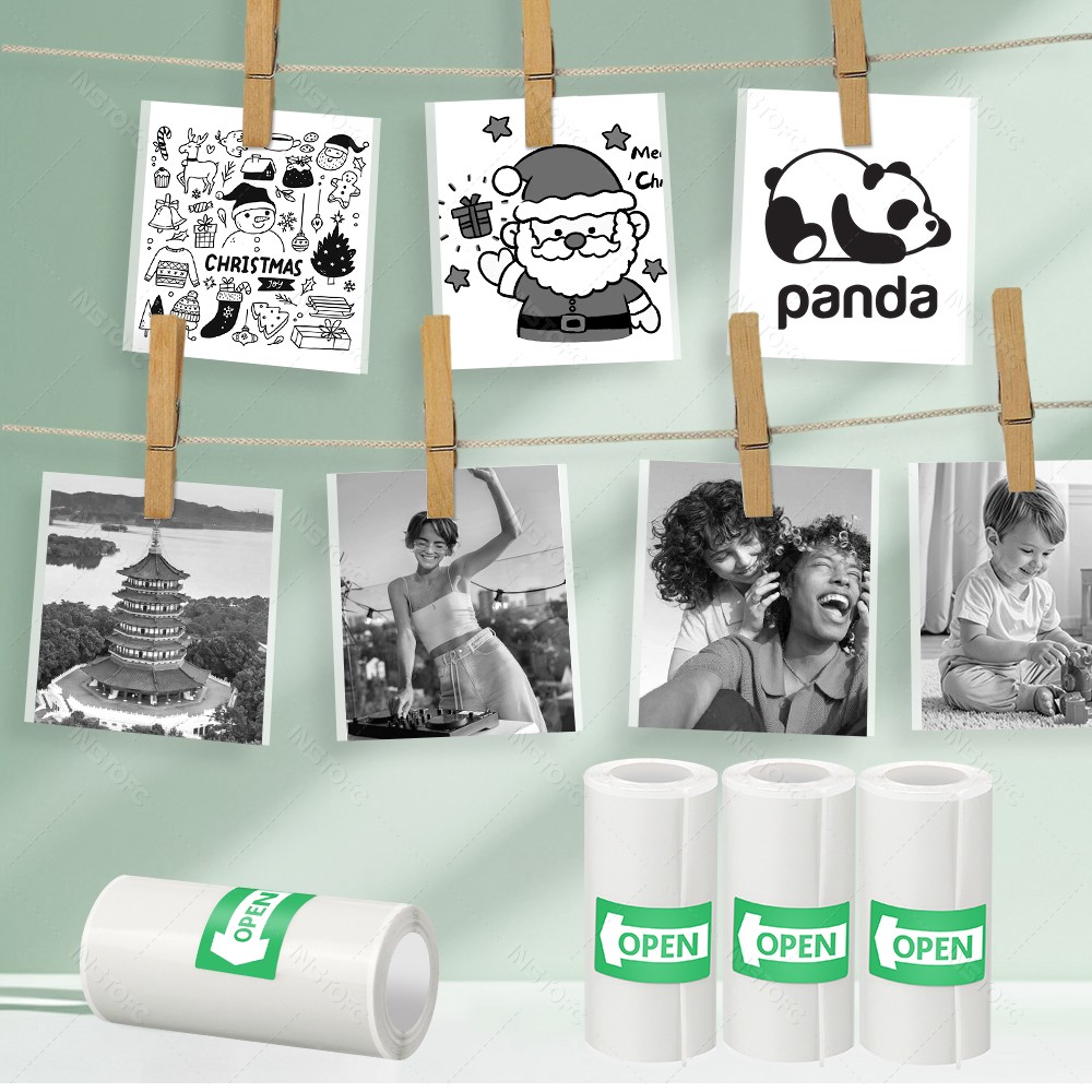 Papel adhesivo imprimible, 3 ~ - Mini Pocket Thermal Printer Paper Roll reseña y precio